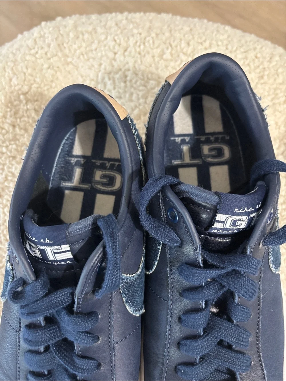 Nike Blazer Low Mens Size 9.5 GT SB Midnight Navy Denim shoes sneakers DM8890-40